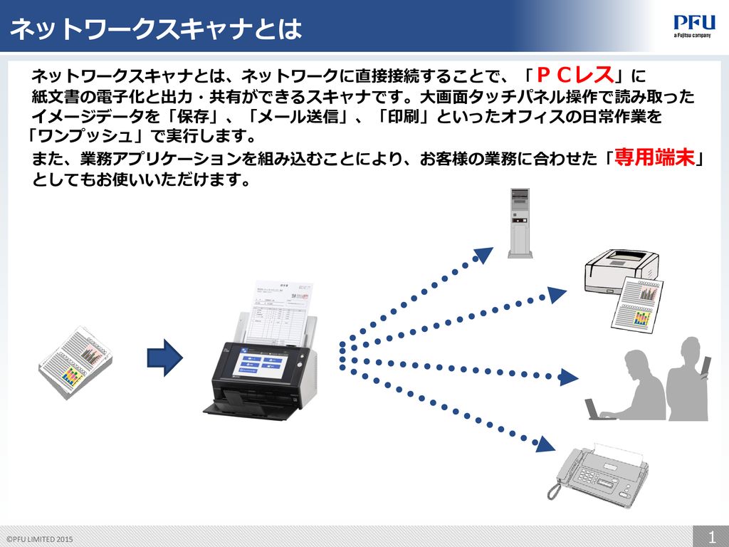 ネットワーク対応モデル 「Fujitsu Image Scanner N7100」 のご紹介 - ppt download